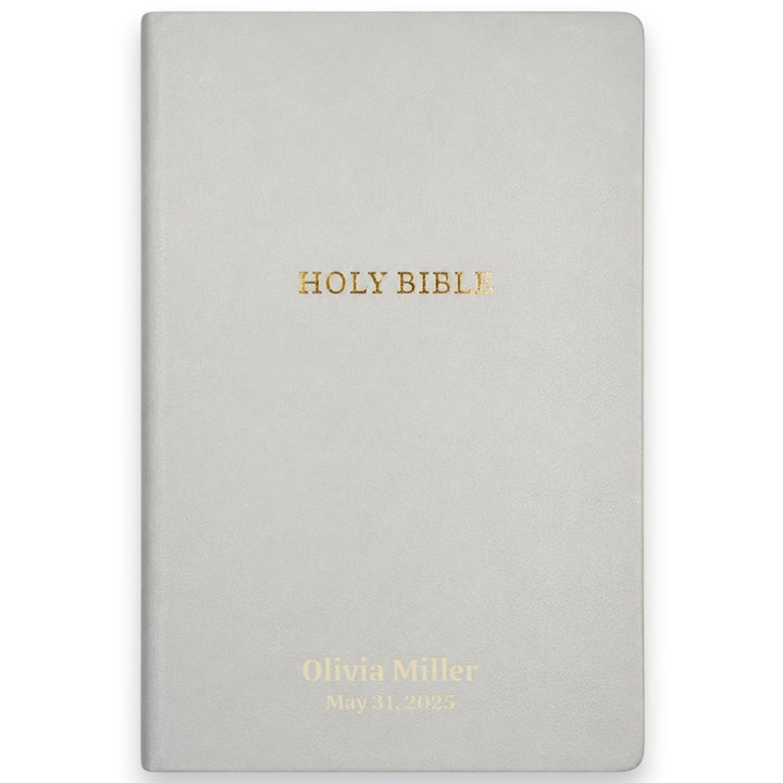 Custom Personalized Church Bible KJV Gift and Award Bible Small Print | White - Shepherds Shelf