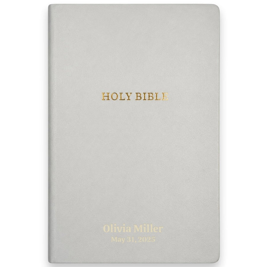 Custom Personalized Church Bible KJV Gift and Award Bible Small Print | White - Shepherds Shelf