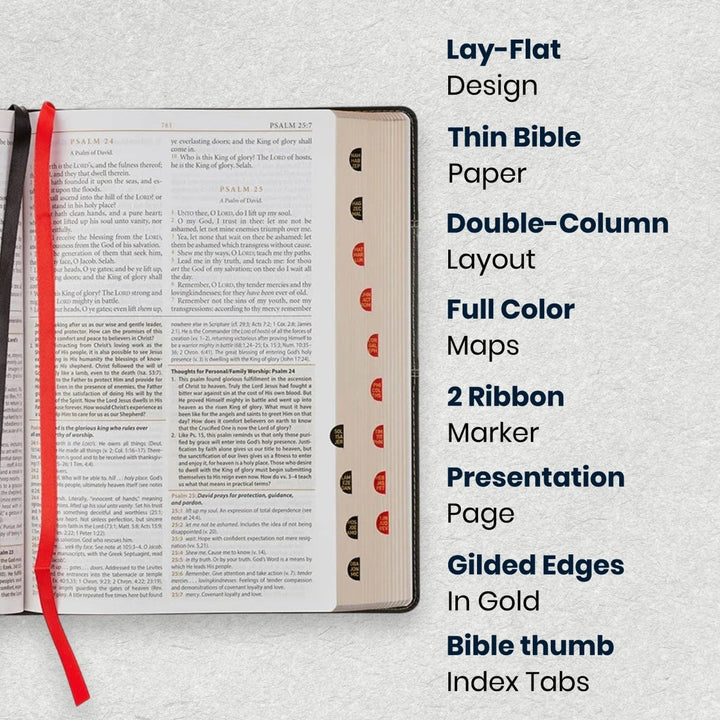 Custom Personalized Church Bible KJV Study Bible Large Print | Grey - Shepherds Shelf