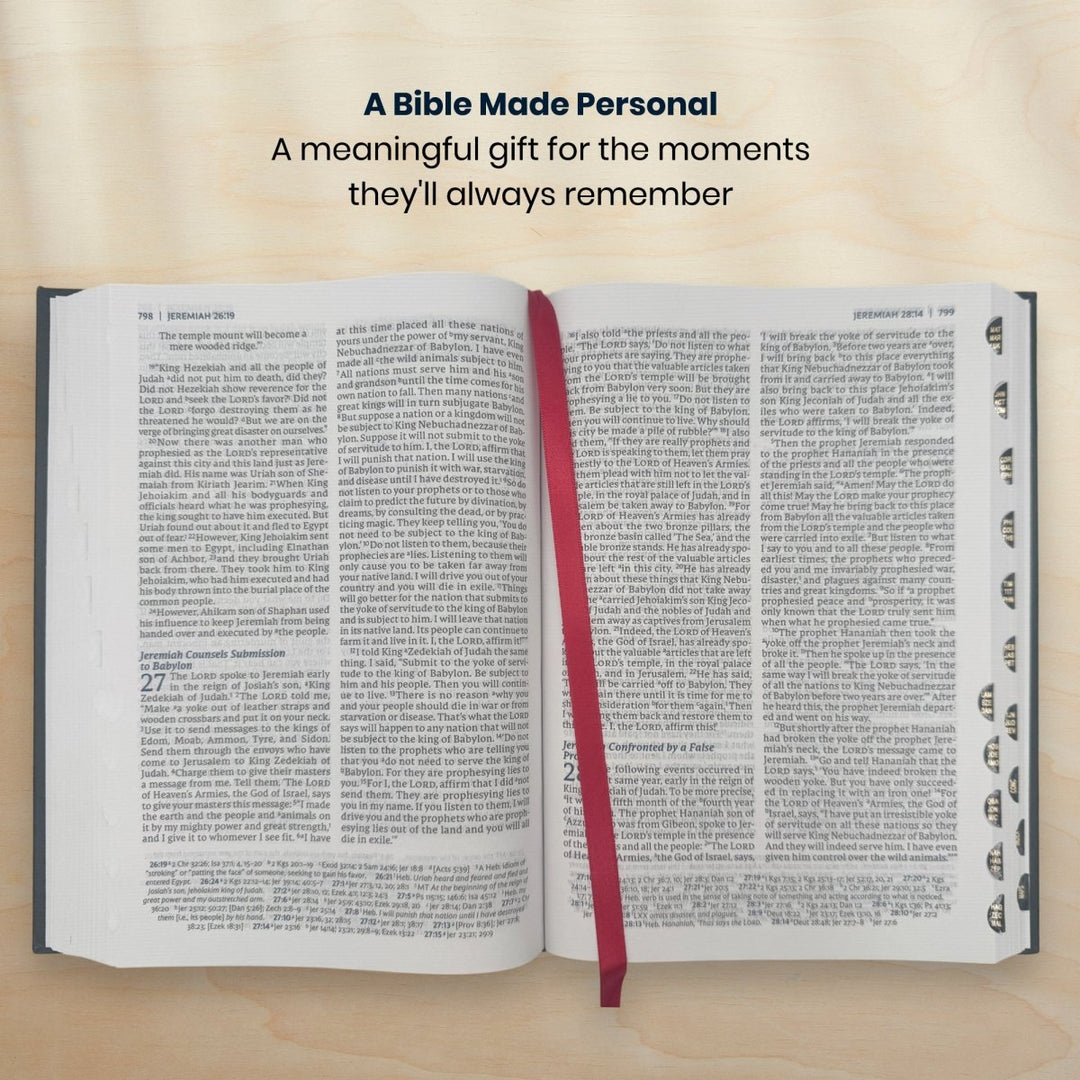 Custom Personalized Church Bible NET Medium Print | Black - Shepherds Shelf