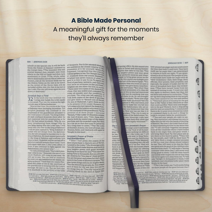 Custom Personalized Church Bible NET Thinline Bible Medium Print | Purple - Shepherds Shelf