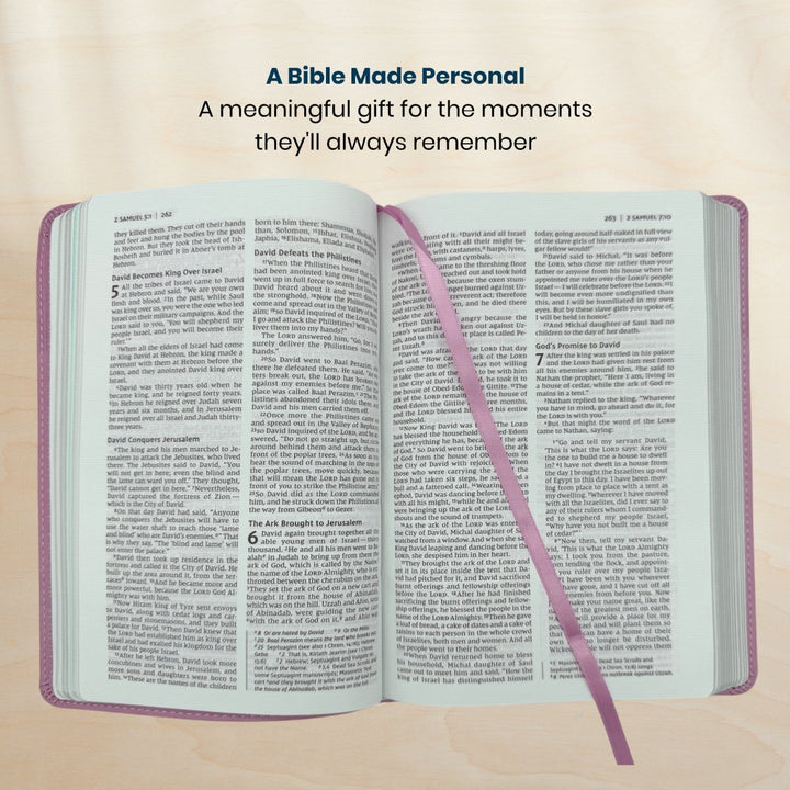 Custom Personalized Church Bible NIV Baby Gift Bible Medium Print | Pink - Shepherds Shelf