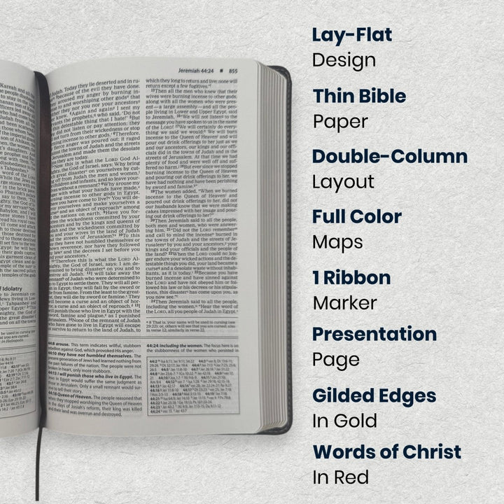 Custom Personalized Church Bible NIV Foundation Study Bible Small Print | Brown - Shepherds Shelf