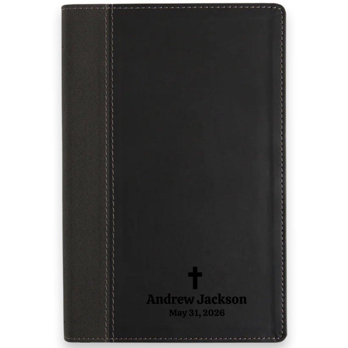 Custom Personalized Church Bible NIV Large Print | Black - Shepherds Shelf