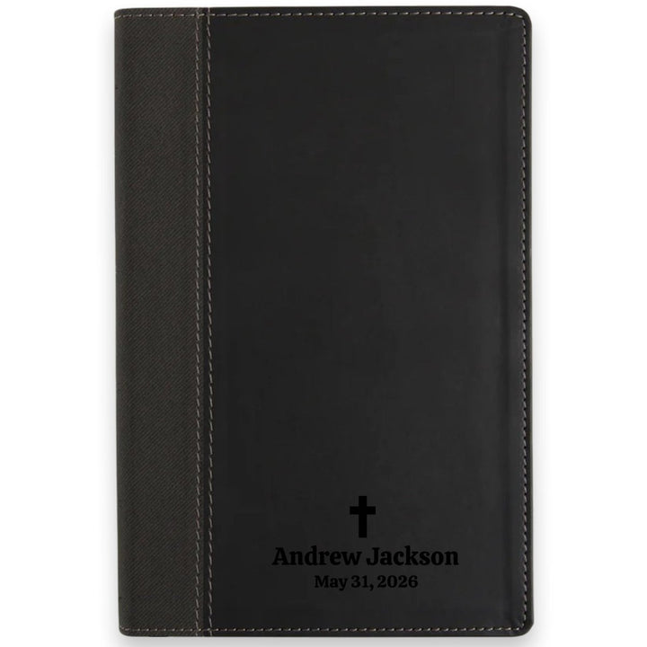Custom Personalized Church Bible NIV Large Print | Black - Shepherds Shelf
