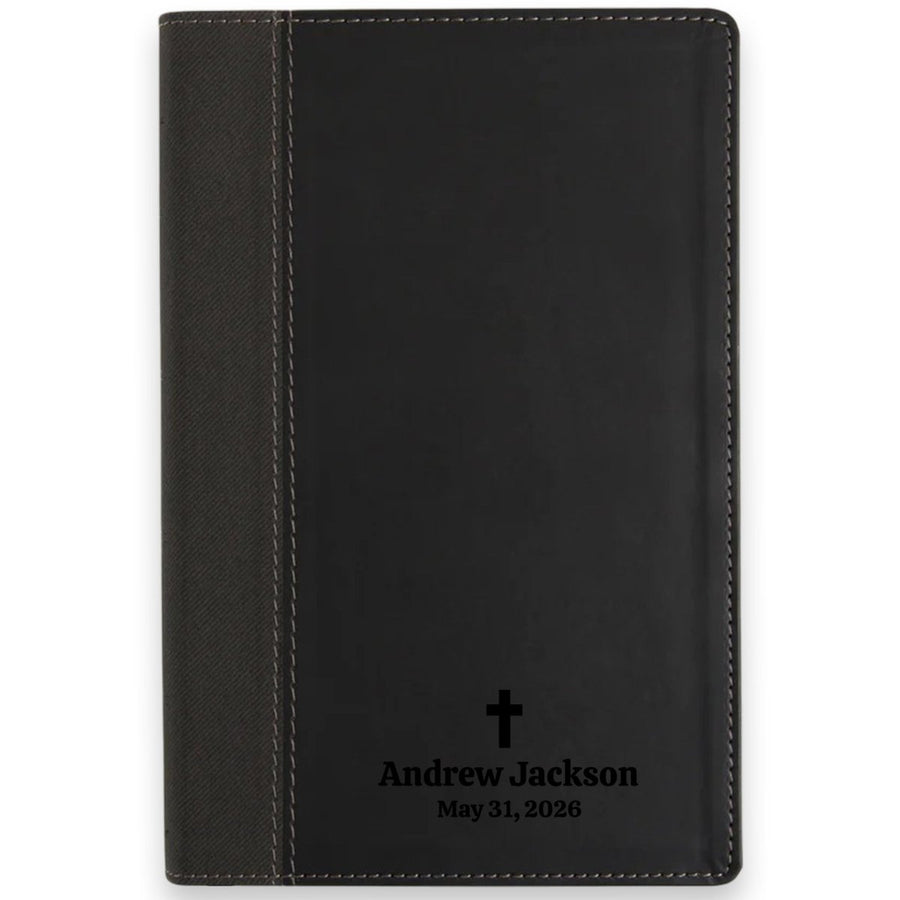 Custom Personalized Church Bible NIV Large Print | Black - Shepherds Shelf