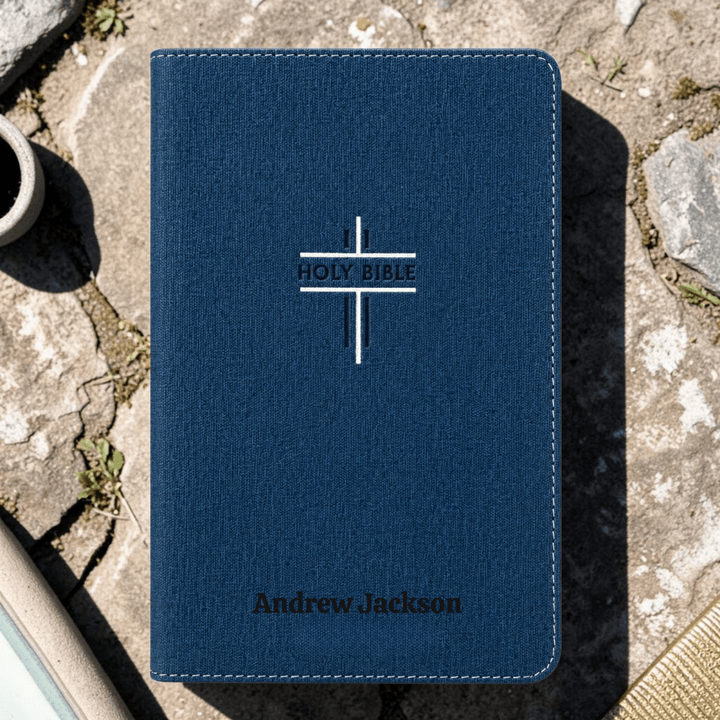 Custom Personalized Church Bible NIV Teen Bible Medium Print | Blue - Shepherds Shelf