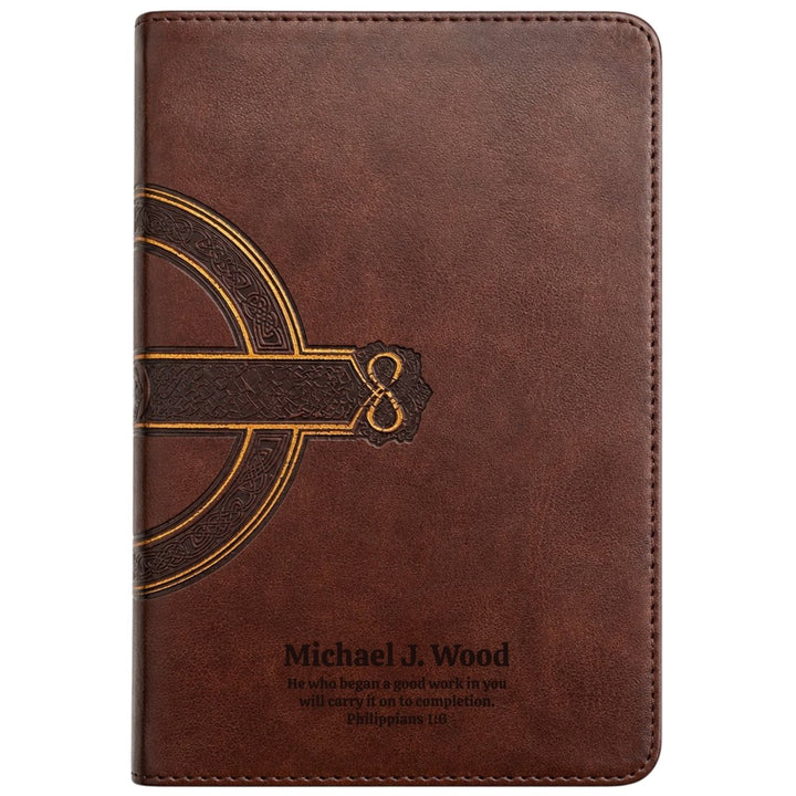 Custom Personalized Church Bible NLT Large Print | Brown - Shepherds Shelf