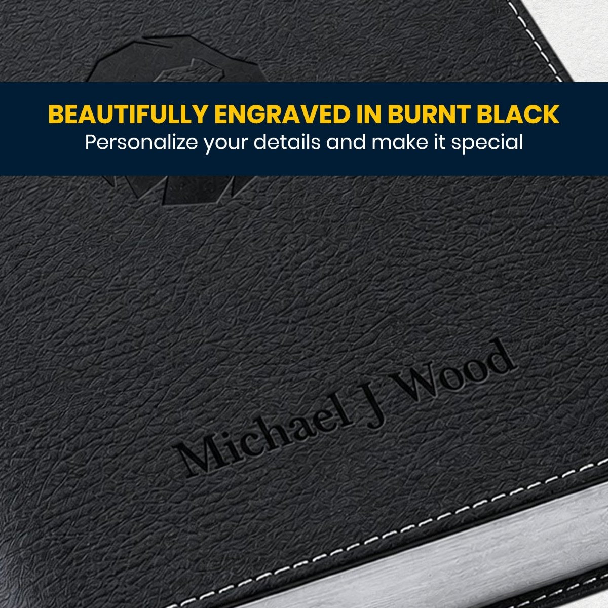 Custom Personalized Church Bible NLT Thinline Bible Extra Small Print | Black - Shepherds Shelf