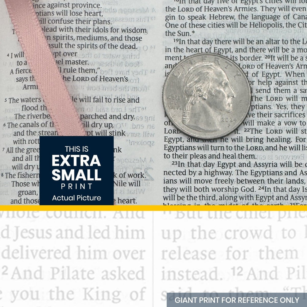 Print sample for this Bible