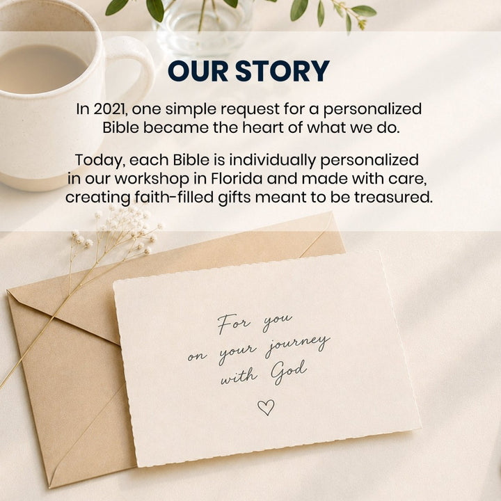 Custom Personalized Church Bible Pink KJV Large Print | Crown of Thorns - Shepherds Shelf
