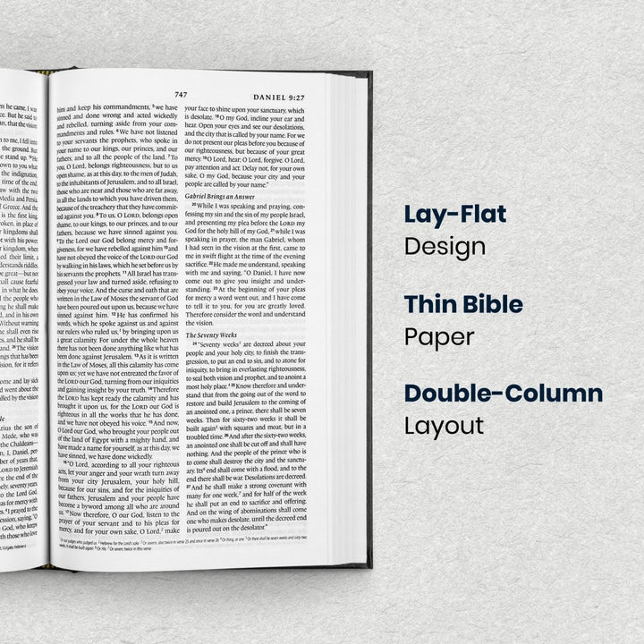 Custom Personalized ESV Church Bible Hardcover Small Print Black - Shepherds Shelf