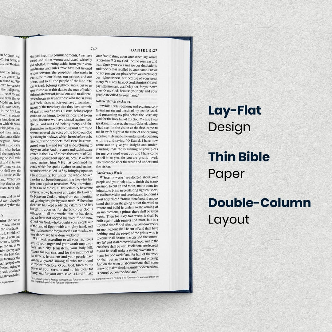Custom Personalized ESV Church Bible Hardcover Small Print Blue - Shepherds Shelf