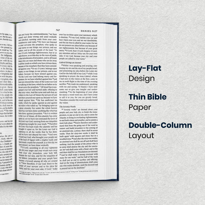 Custom Personalized ESV Church Bible Hardcover Small Print Blue - Shepherds Shelf