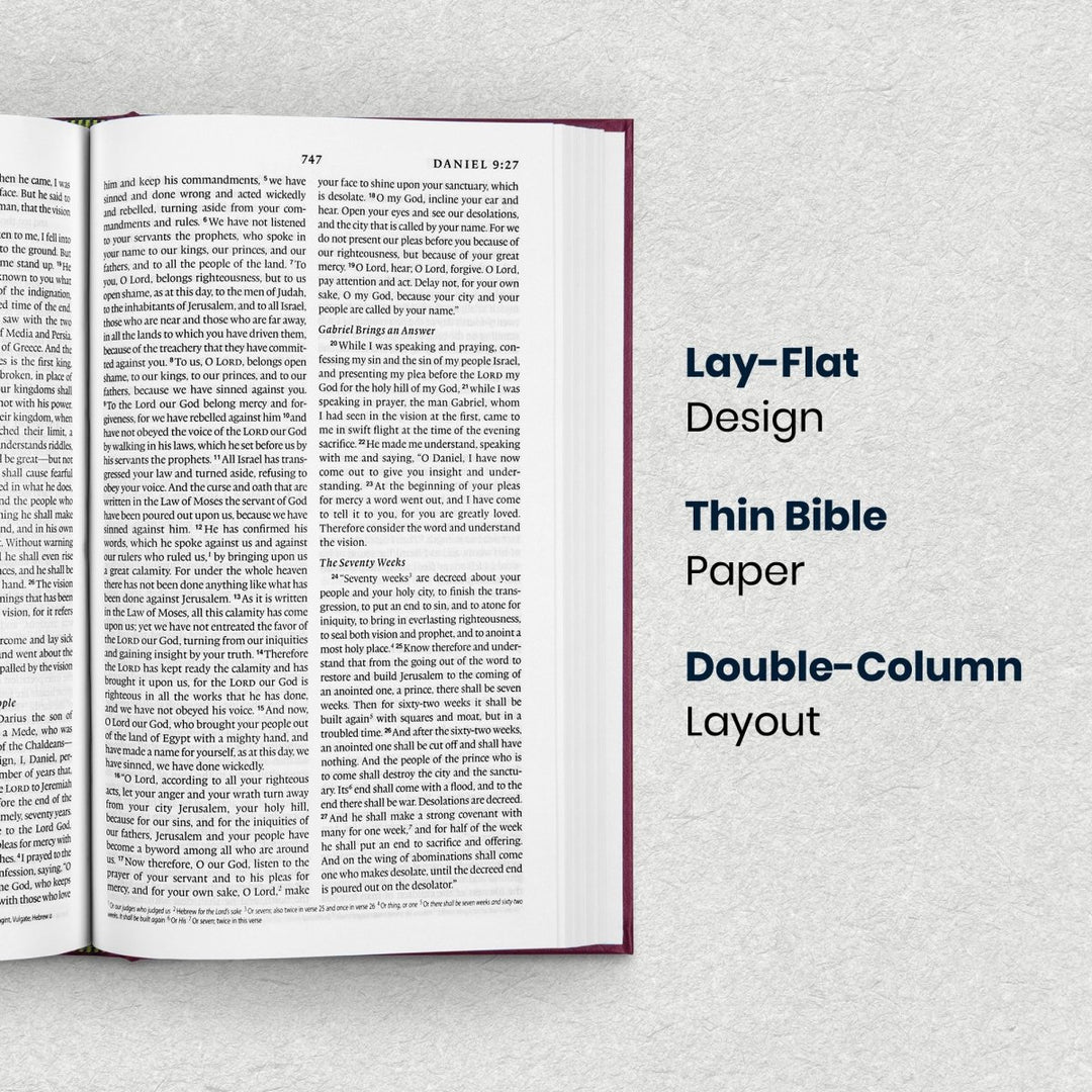 Custom Personalized ESV Church Bible Hardcover Small Print Burgundy - Shepherds Shelf