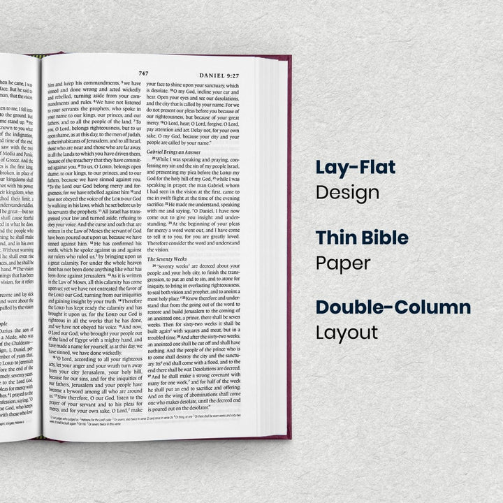 Custom Personalized ESV Church Bible Hardcover Small Print Burgundy - Shepherds Shelf