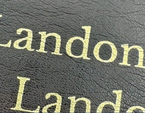 Actual personalization sample for this Bible