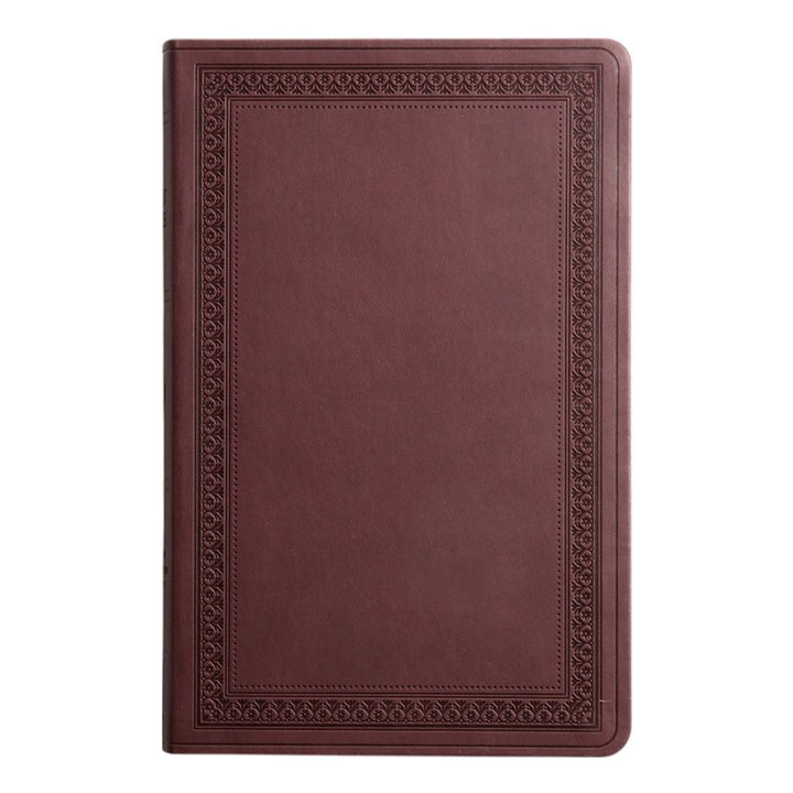 Custom Personalized ESV Large Print Bible | Purple Plum Faux Leather | Shepherds Shelf - Shepherds Shelf