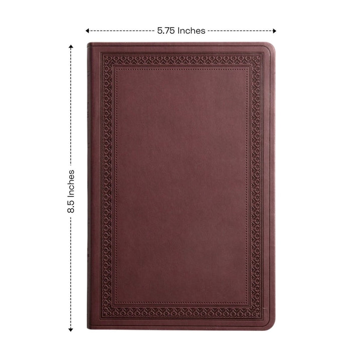 Custom Personalized ESV Large Print Bible | Purple Plum Faux Leather | Shepherds Shelf - Shepherds Shelf