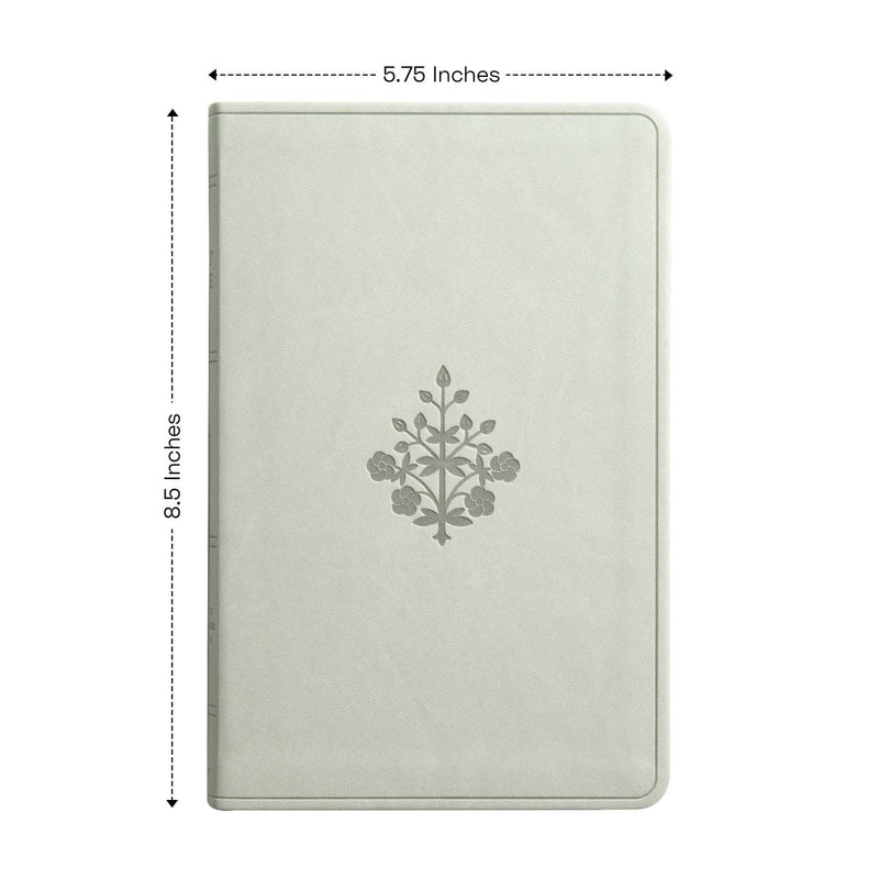 ESV Stone Gray Standard Size Holy Bible Large Print
