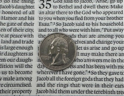 Print sample for this Bible