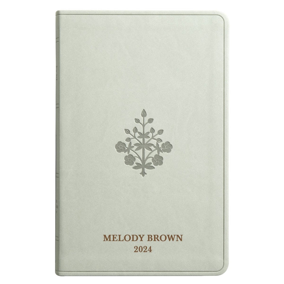 Custom Personalized ESV Large Print Bible | Stone Gray Faux Leather | Shepherds Shelf - Shepherds Shelf