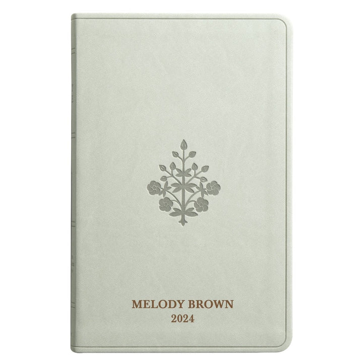 Custom Personalized ESV Large Print Bible | Stone Gray Faux Leather | Shepherds Shelf - Shepherds Shelf