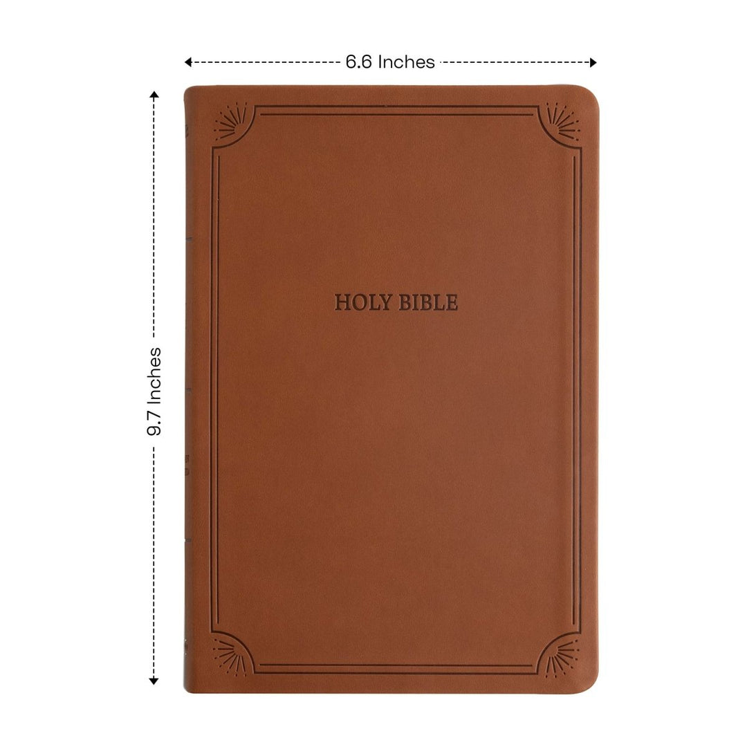 Custom Personalized NASB 2020 Bible | Large Text | Faux Leather Brown | Shepherds Shelf - Shepherds Shelf
