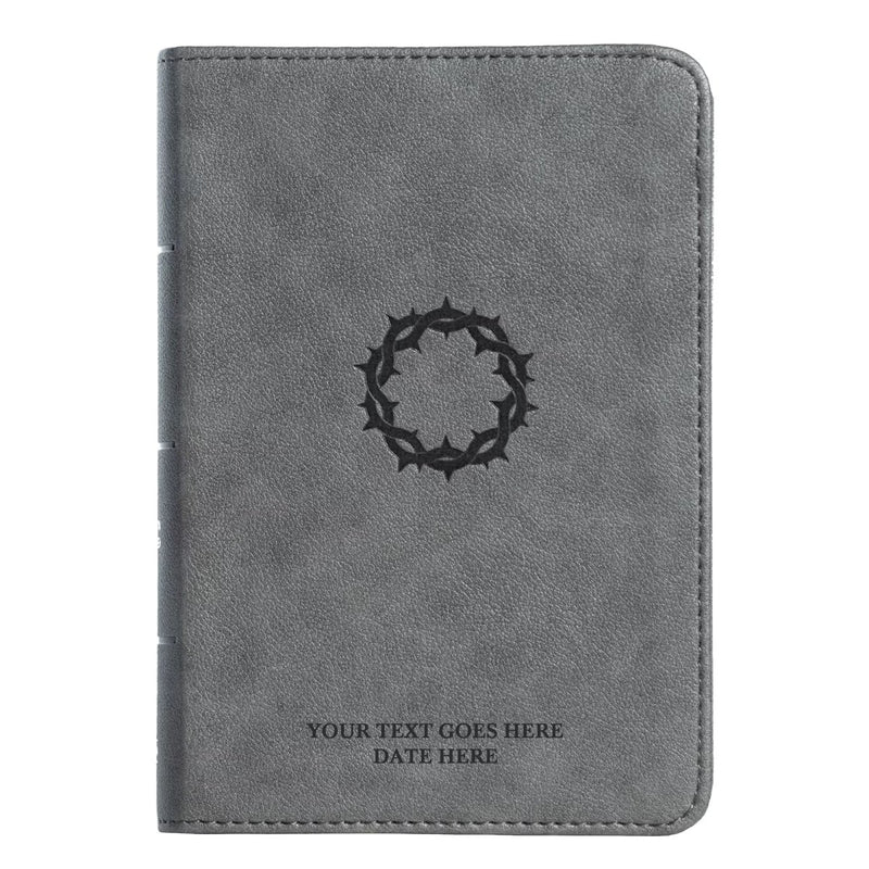 CSB Gray Compact Size Holy Bible Small Print