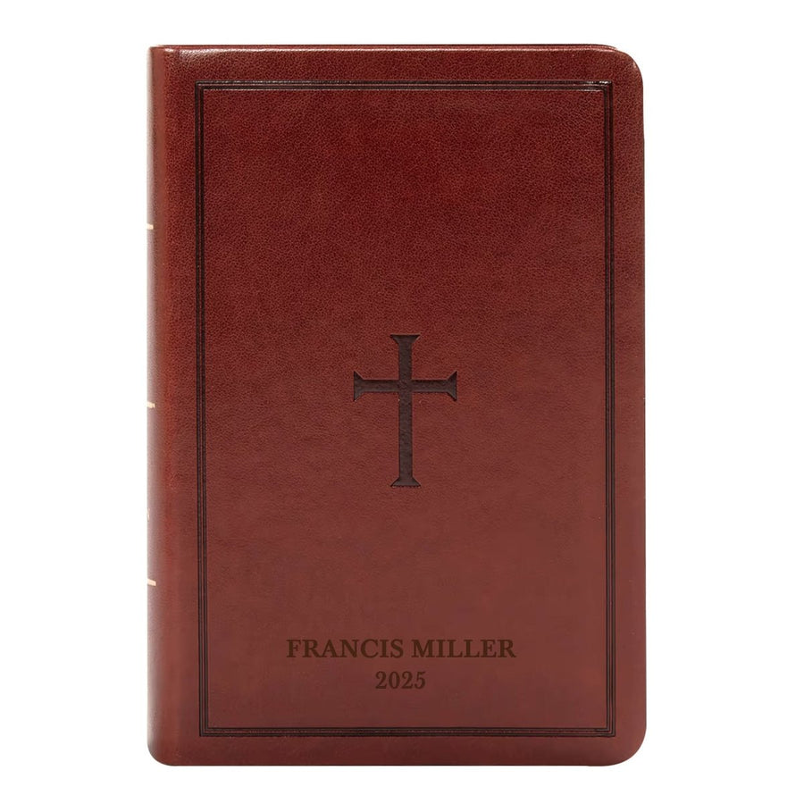 Custom Personalized Small KJV Holy Bible | Compact Faux Leather | Small Text | Brown | Shepherds Shelf - Shepherds Shelf