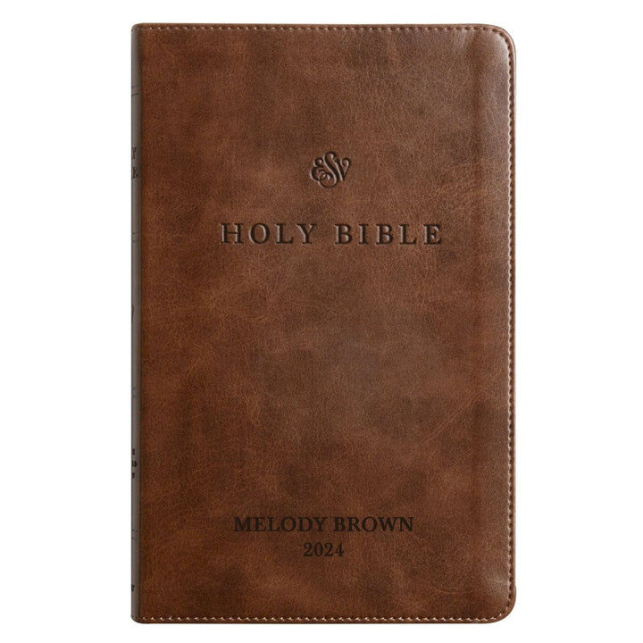 Custom Premium Church Bible Version Faux Leather Premium Church Bible with Lay Flat Design, Brown | Shepherds Shelf - Shepherds Shelf