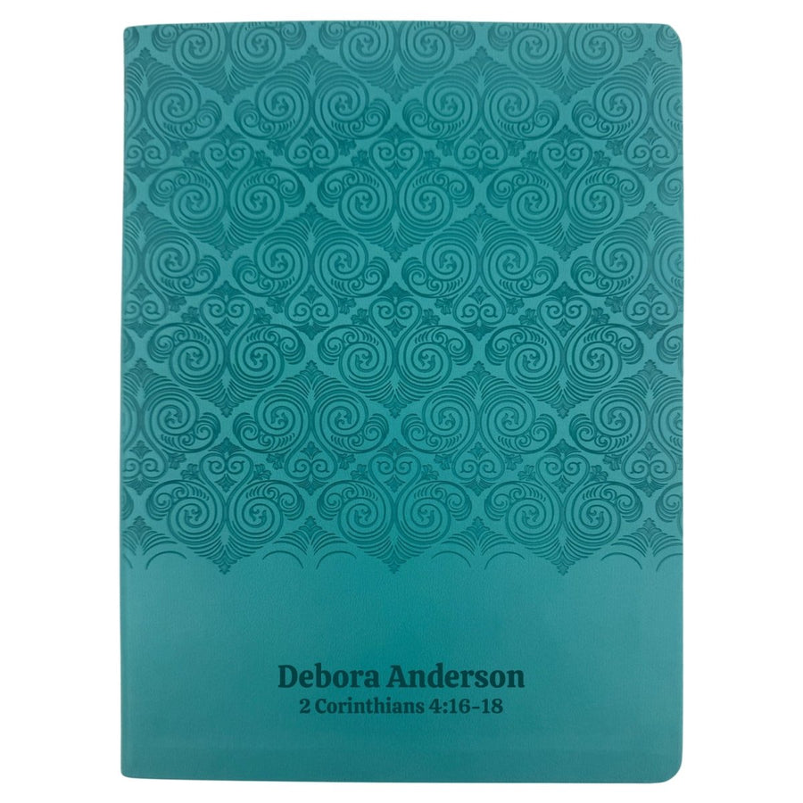 Custom Super Giant Print NIV Holy Bible Red Letter Teal Bible | Faux Leather | Giant Print - Shepherds Shelf