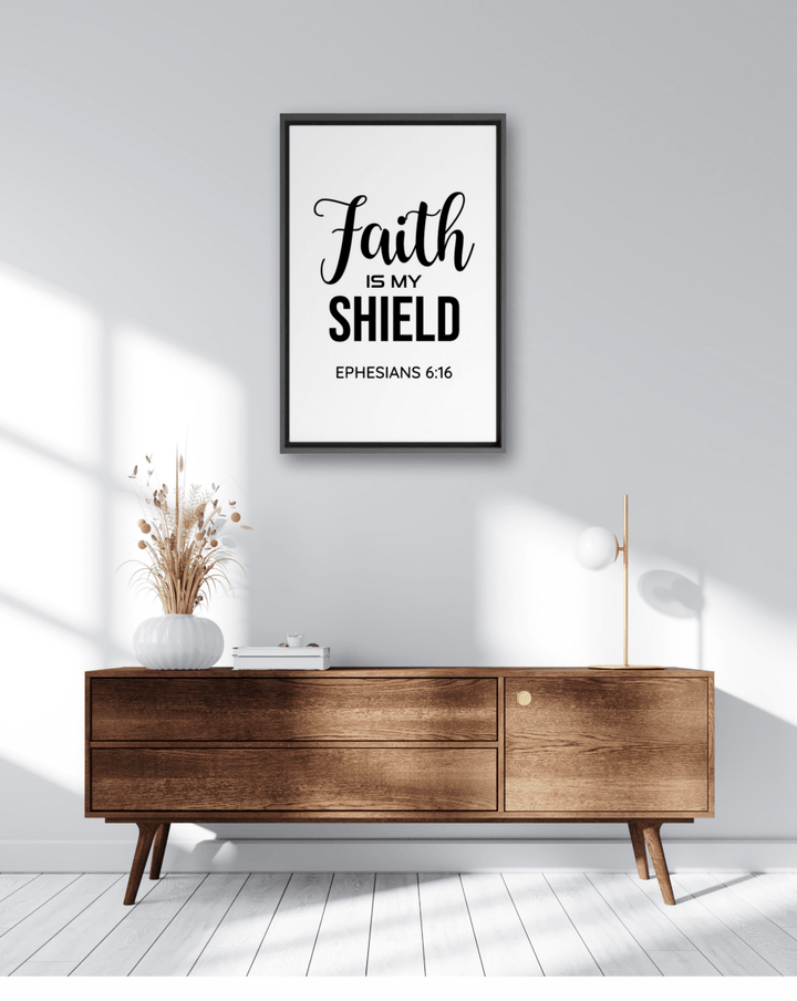 EPHESIANS 6:16 Canvas 12" x 8" - Shepherds Shelf