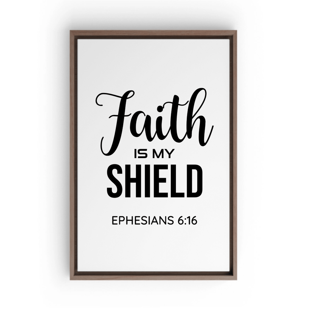 EPHESIANS 6:16 Canvas 12" x 8" - Shepherds Shelf