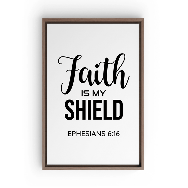 EPHESIANS 6:16 Canvas 12" x 8" - Shepherds Shelf