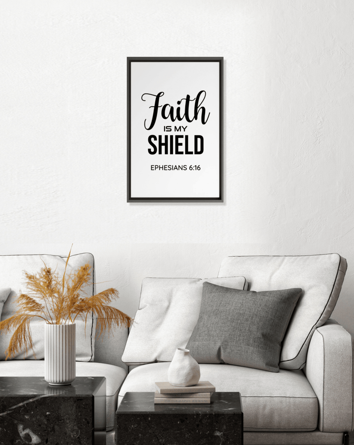 EPHESIANS 6:16 Canvas 12" x 8" - Shepherds Shelf