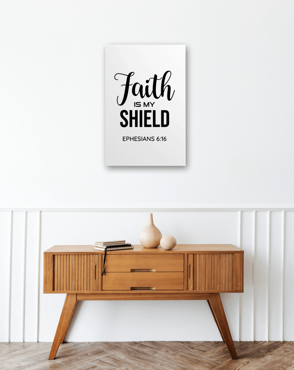 EPHESIANS 6:16 Canvas 12" x 8" - Shepherds Shelf