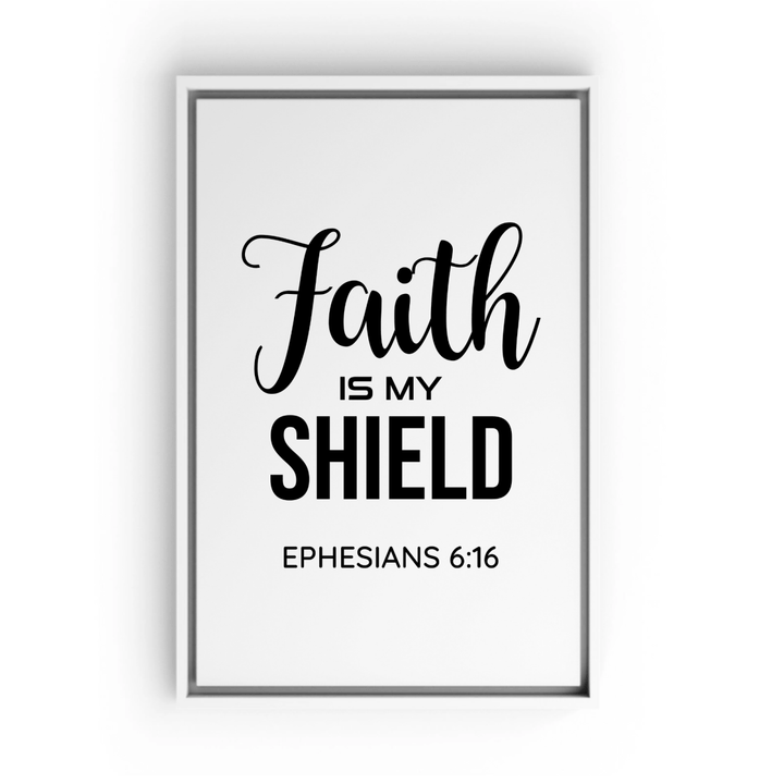 EPHESIANS 6:16 Canvas 12" x 8" - Shepherds Shelf