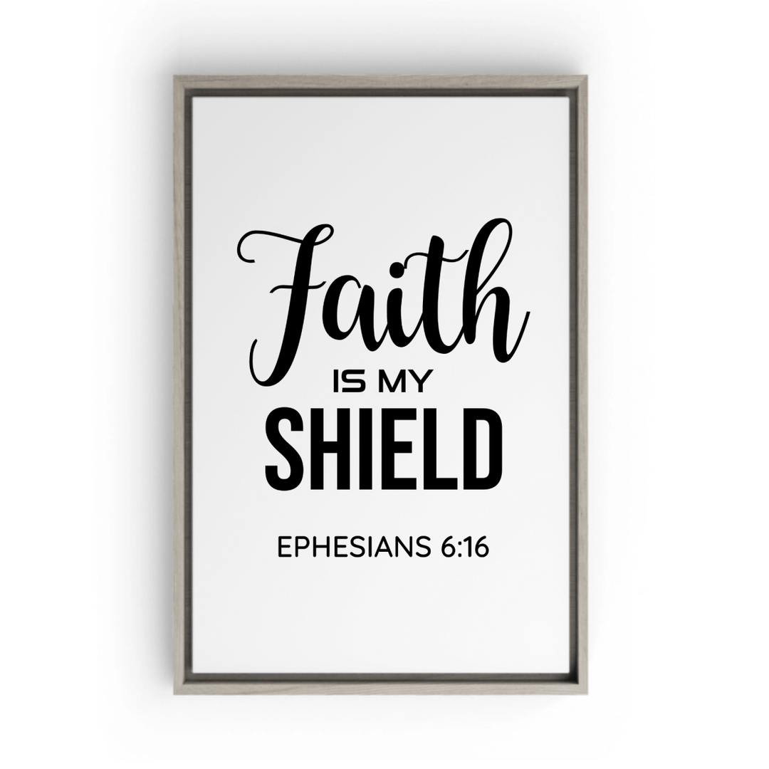 EPHESIANS 6:16 Canvas 12" x 8" - Shepherds Shelf