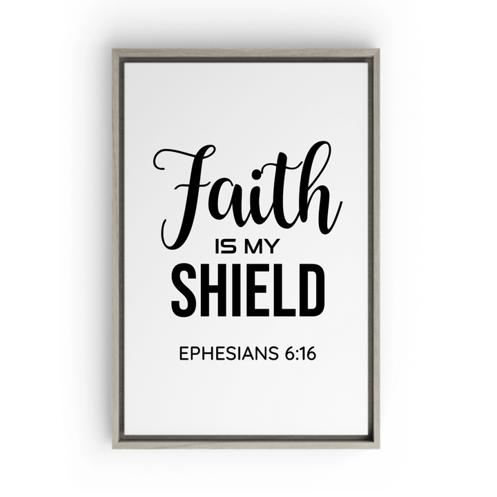 EPHESIANS 6:16 Canvas 12" x 8" - Shepherds Shelf