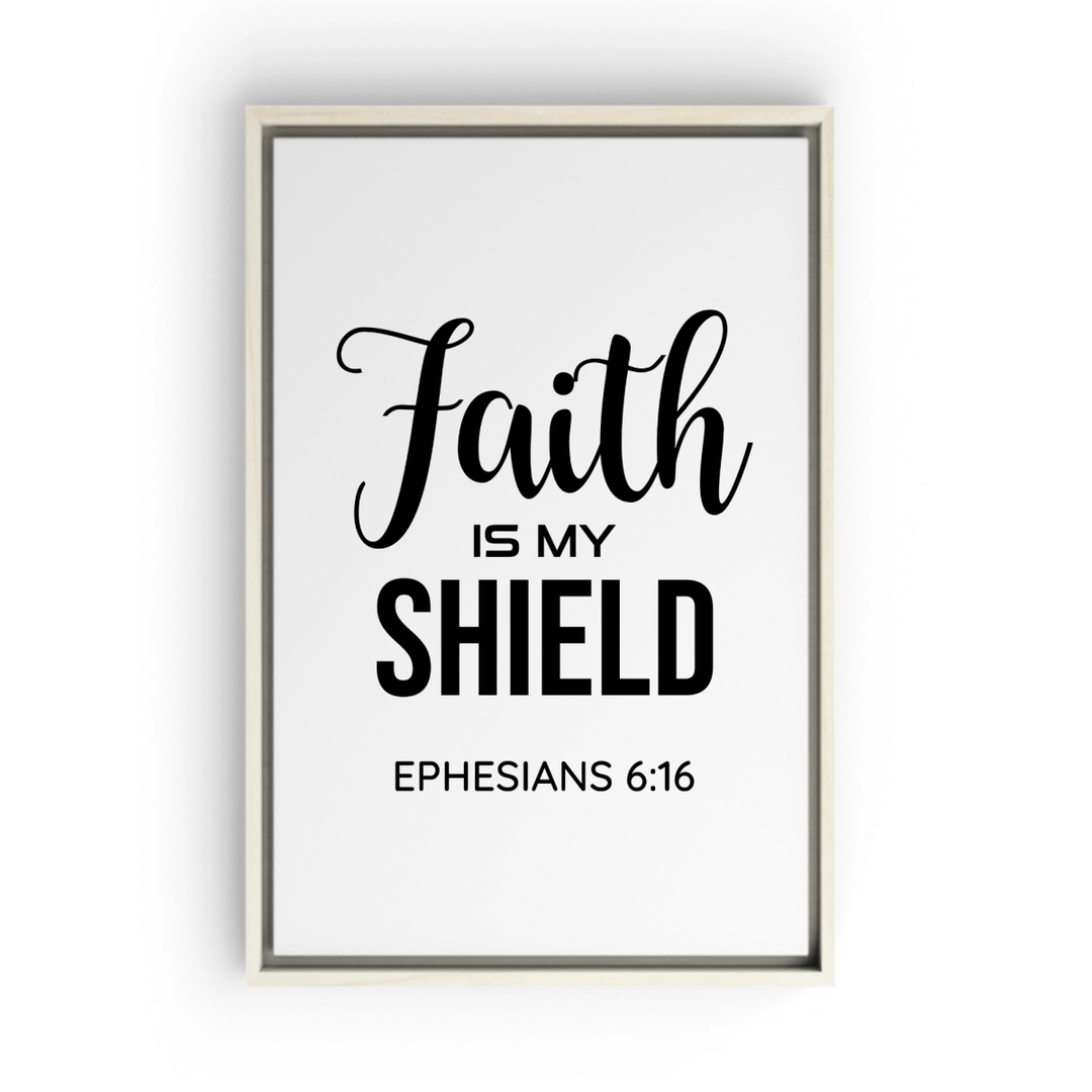 EPHESIANS 6:16 Canvas 12" x 8" - Shepherds Shelf