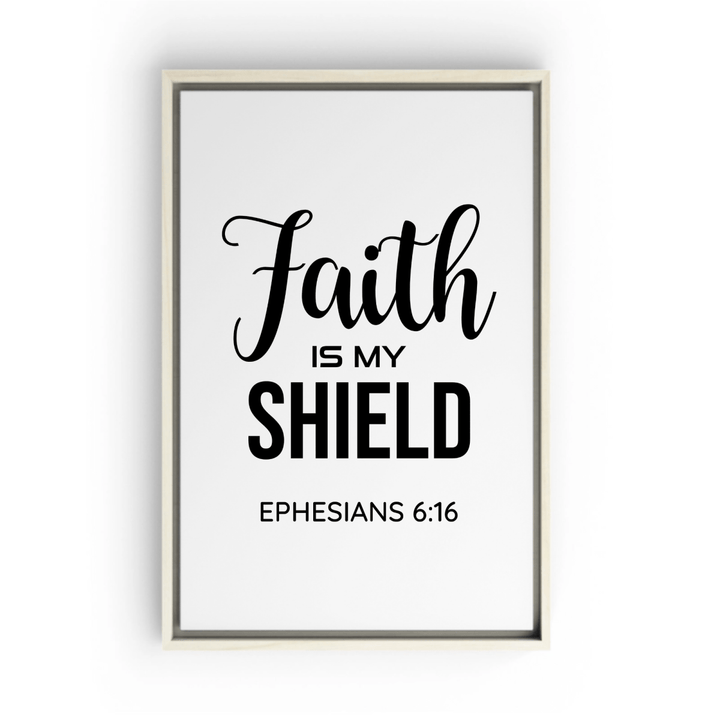 EPHESIANS 6:16 Canvas 12" x 8" - Shepherds Shelf
