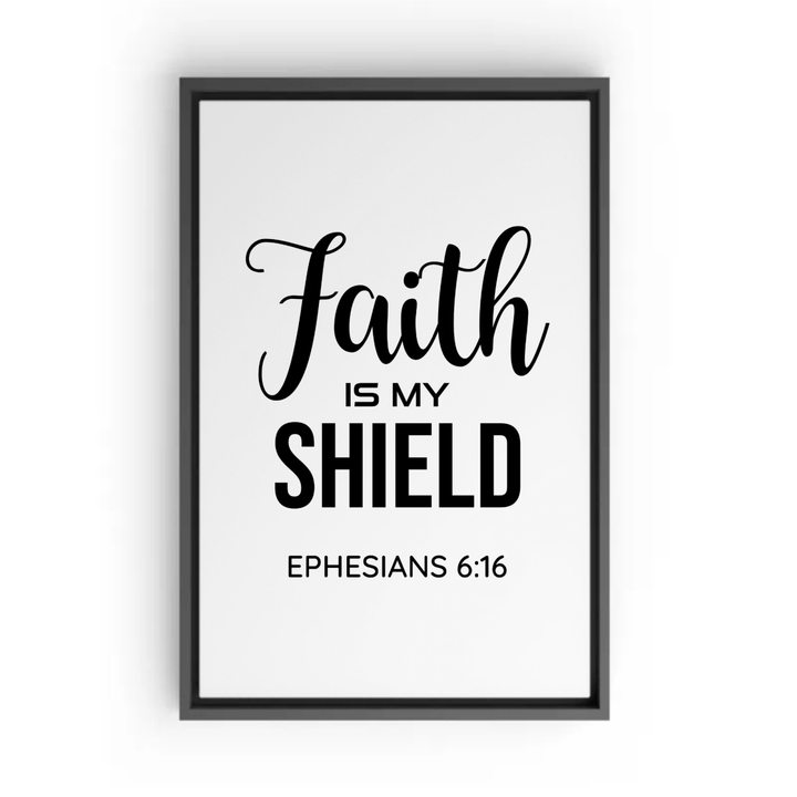 EPHESIANS 6:16 Canvas 12" x 8" - Shepherds Shelf