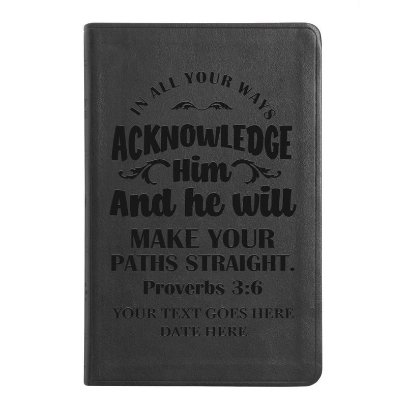 ESV Black Standard Size Thinline Holy Bible Large Print | Bible Verse Collection 2