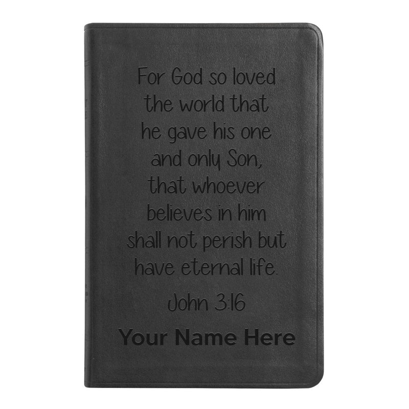 ESV Black Standard Size Thinline Holy Bible Large Print | Bible Verse Collection 3