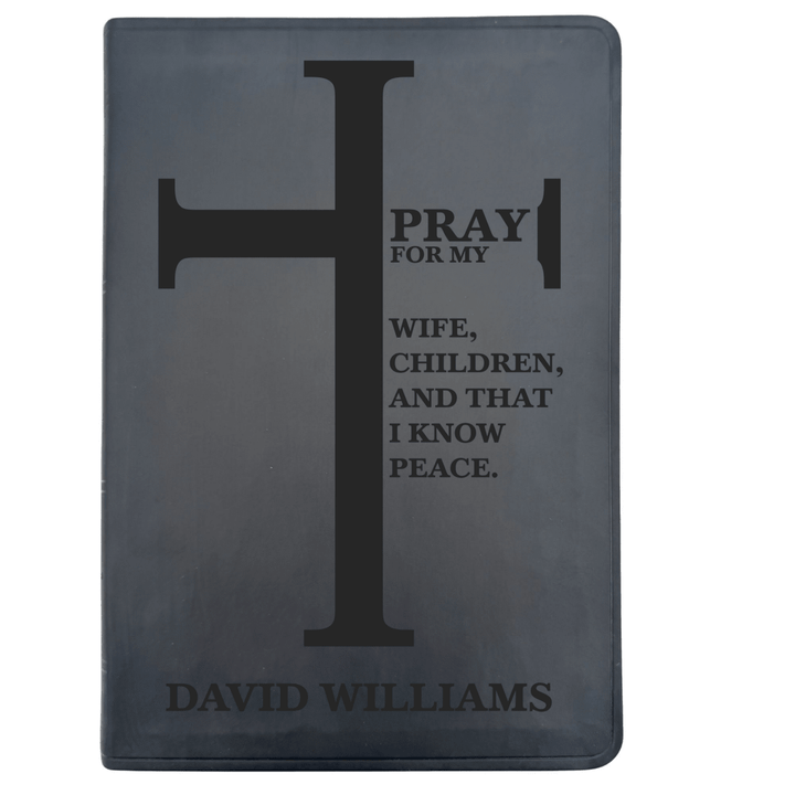 ESV Black Standard Size Thinline Holy Bible Large Print | Bold Cross - Shepherds Shelf