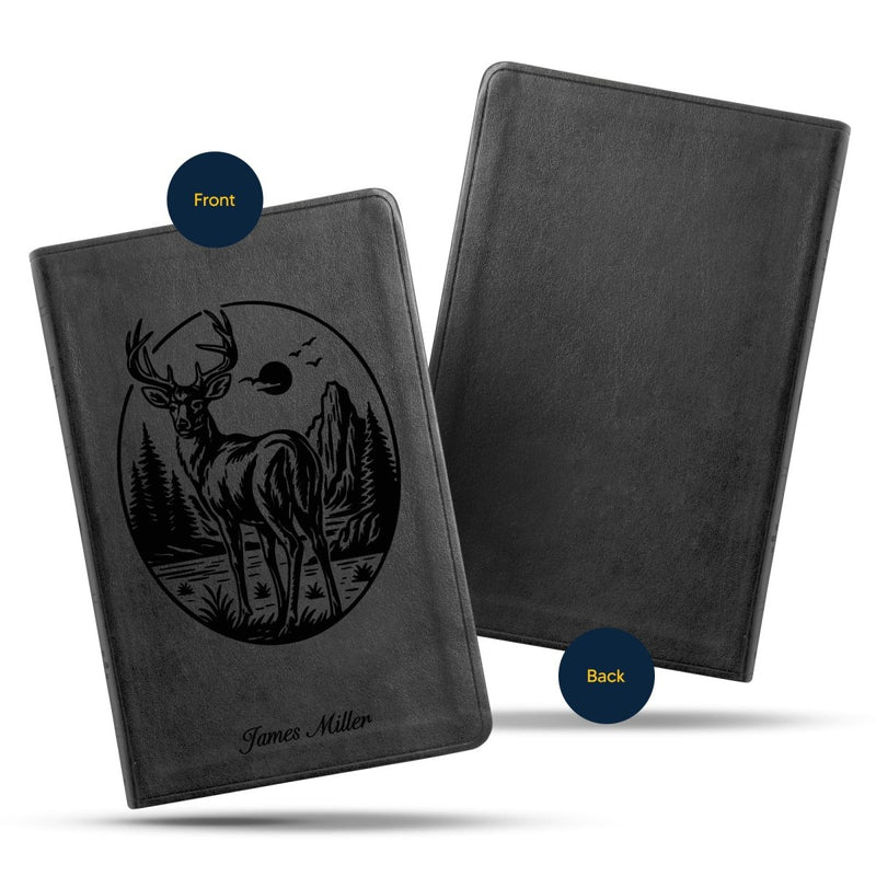 ESV Black Standard Size Thinline Holy Bible Large Print | Buck