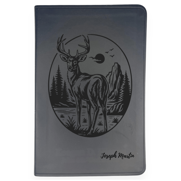 ESV Black Standard Size Thinline Holy Bible Large Print | Buck - Shepherds Shelf