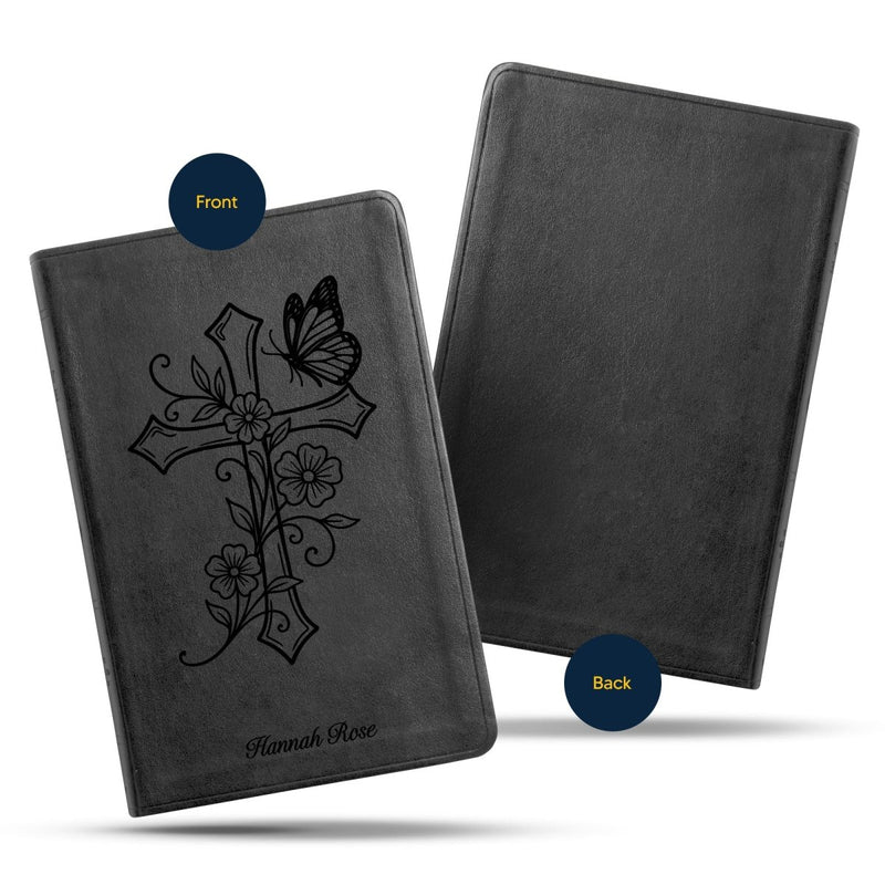 ESV Black Standard Size Thinline Holy Bible Large Print | Blessed Collection