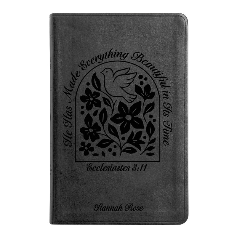 ESV Black Standard Size Thinline Holy Bible Large Print | Ecclesiastes 3:11